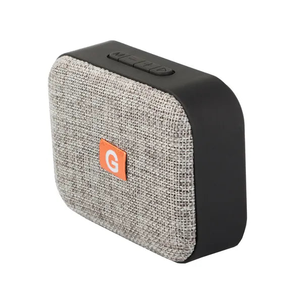 Mini hordozható Bluetooth hangszóró, 3 W, FM rádió, USB/microSD, szürke