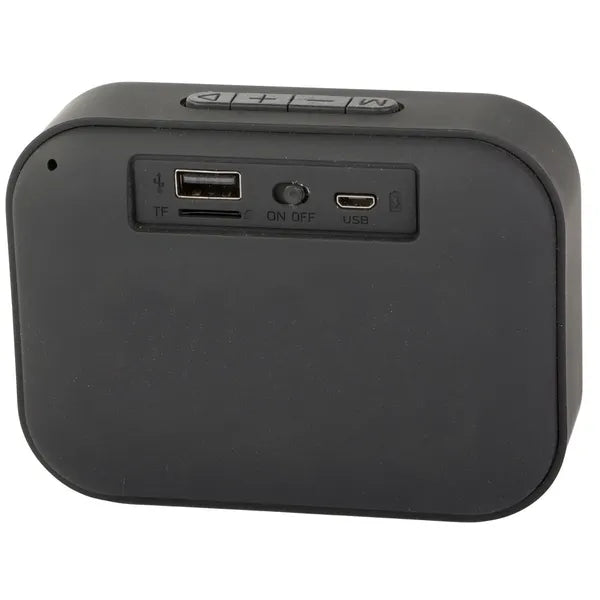 Mini hordozható Bluetooth hangszóró, 3 W, FM rádió, USB/microSD, szürke