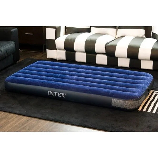 Intex felfújható velúr matrac 191x76x25 cm, Dura-Beam, egyfős, 136 kg