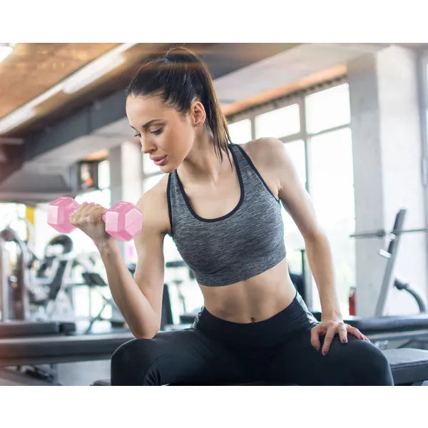 Modernhome rózsaszín súlyzókészlet 2x2 kg