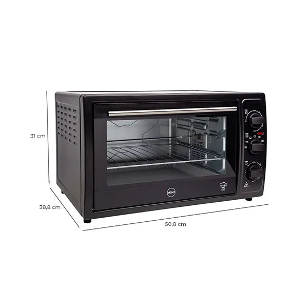 Eldom PR300 28 l elektromos sütő grill, légkeverés, forgónyárs 1500 W