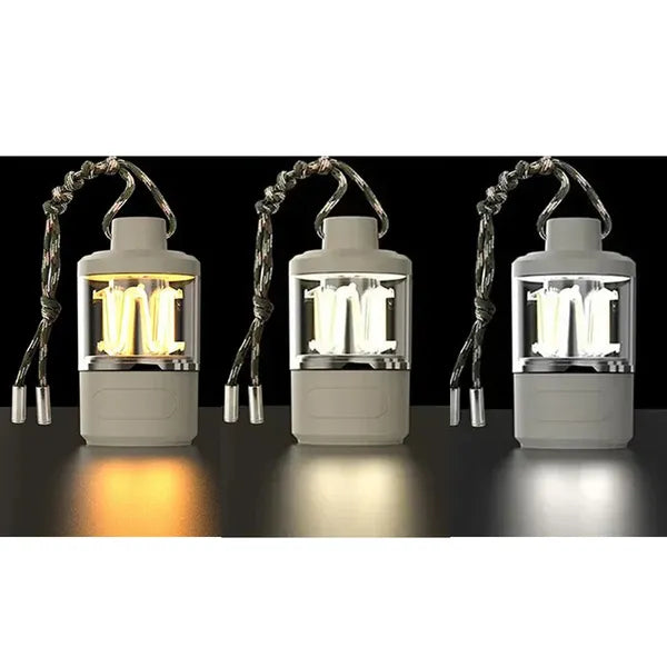 Újratölthető LED kempinglámpa powerbank funkcióval, 180 lm, IPX4, USB