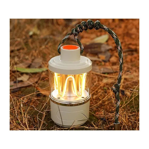 Újratölthető LED kempinglámpa powerbank funkcióval, 180 lm, IPX4, USB