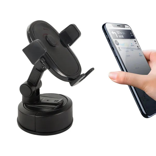 Univerzális autós telefontartó szélvédőre/műszerfalra, 360°, erős