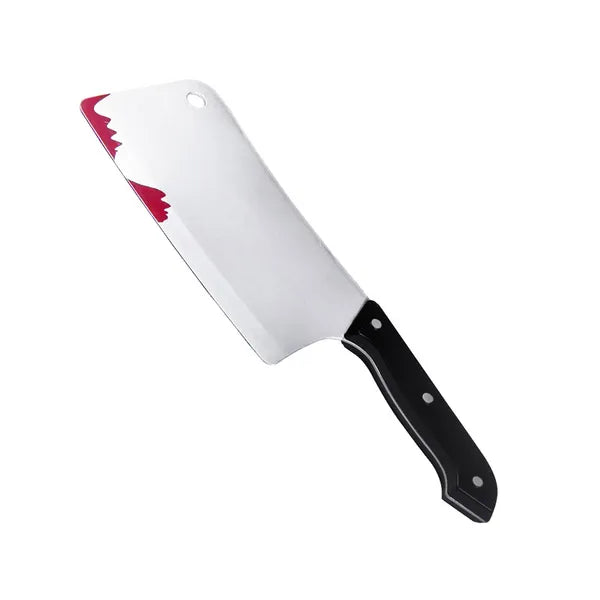 Véres műanyag bárd jelmezhez, könnyű Halloween kiegészítő