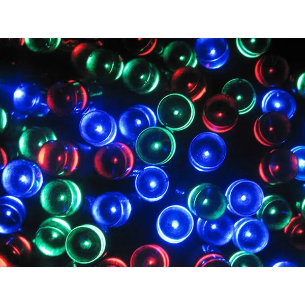Beltéri karácsonyfa fényfüzér, 300 színváltós LED, 8 program