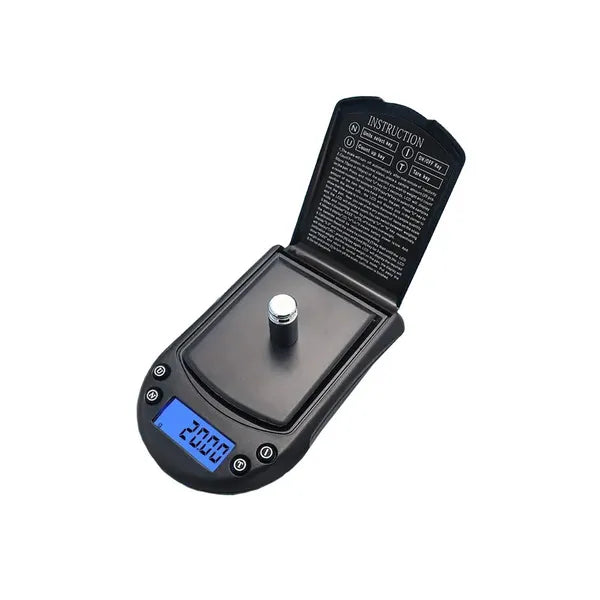 Zsebmérleg ékszerekhez 500 g/0,1 g, LCD kijelző, Auto-Off, fekete