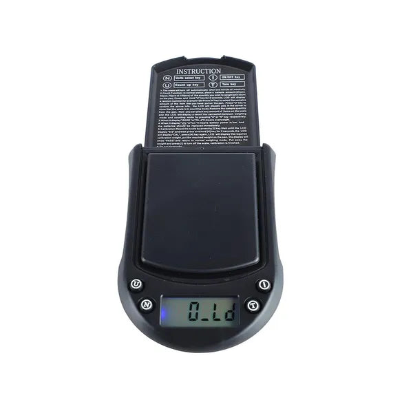 Zsebmérleg ékszerekhez 500 g/0,1 g, LCD kijelző, Auto-Off, fekete
