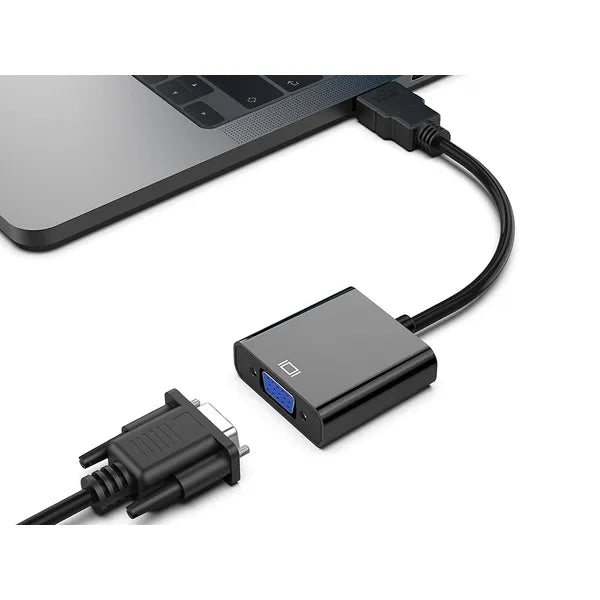Hdmi-vga átalakító kábel fekete