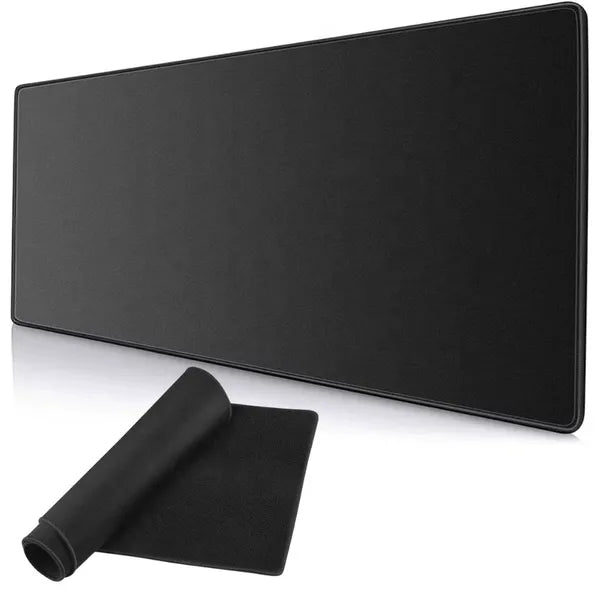Gaming egér- és billentyűzetpad, XL 80×30 cm, csúszásgátló, fekete