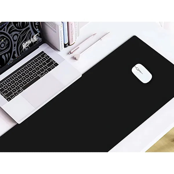 Gaming egér- és billentyűzetpad, XL 80×30 cm, csúszásgátló, fekete