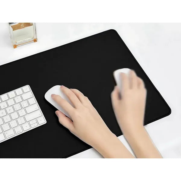 Gaming egér- és billentyűzetpad, XL 80×30 cm, csúszásgátló, fekete