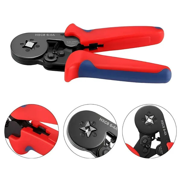 Krimpelőfogó végelzáró hüvelyekhez 0,25–10 mm² + 1200 db készlet