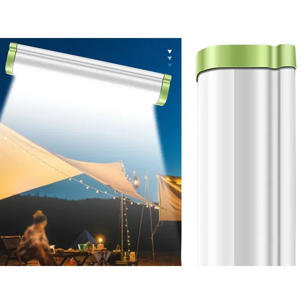 LED műhelylámpa mágneses kampóval, USB-C tölthető powerbank, 4 fény mód