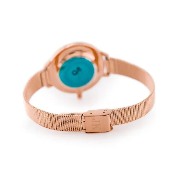 Női karóra Jordan Kerr Cleo, rose gold fém szíj, antiallergén, WR30