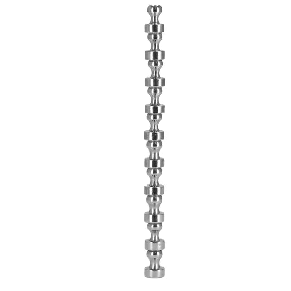 Ezüst neodímium push-tű mágneskészlet, 10 db, Ø1,2×1,58 cm