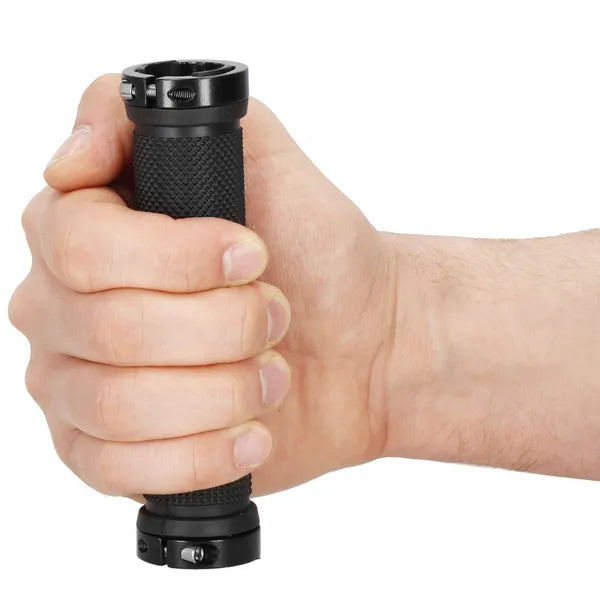 Kerékpár kormány markolat 2 db fekete 22 mm lock-on csúszásgátló