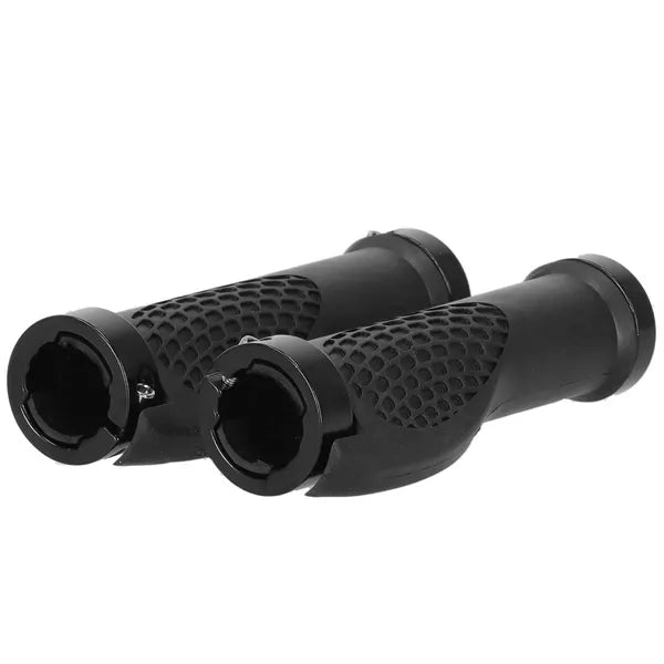 Fekete ergonomikus kerékpár kormánymarkolat pár, 13 cm, 22 mm
