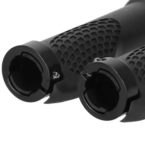 Fekete ergonomikus kerékpár kormánymarkolat pár, 13 cm, 22 mm