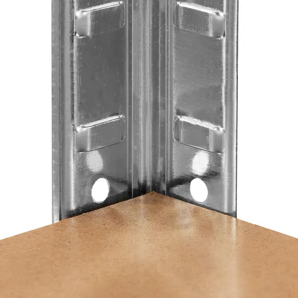 Fém állvány 180x90x40 cm, 5 MDF polccal, 875 kg teherbírás