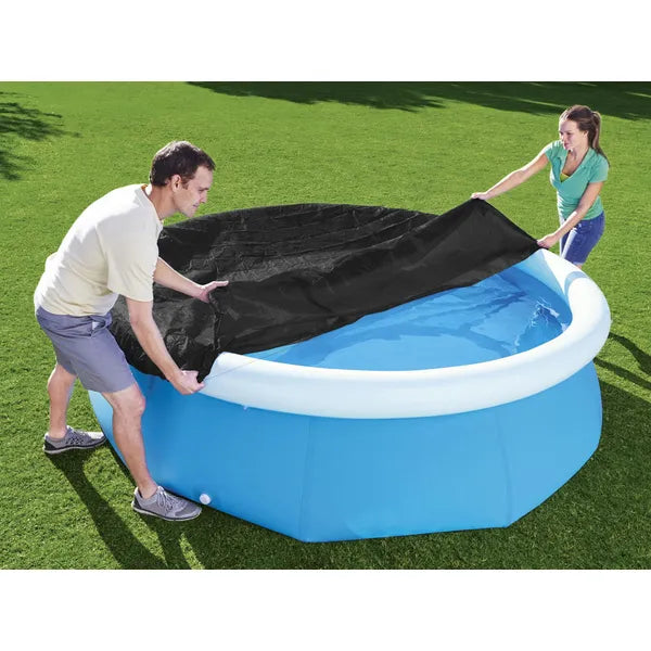 Bestway univerzális kerek medencetakaró, Ø 244 cm, fekete