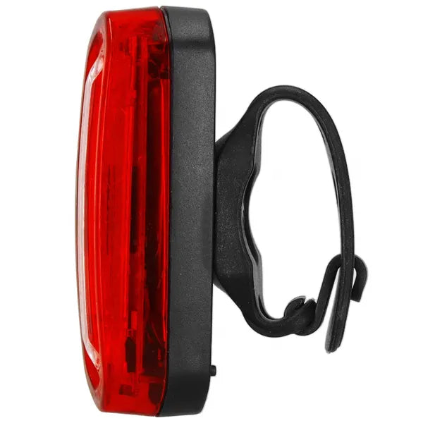 USB-ről tölthető vízálló hátsó kerékpárlámpa, 50 lm, 6 fénymód
