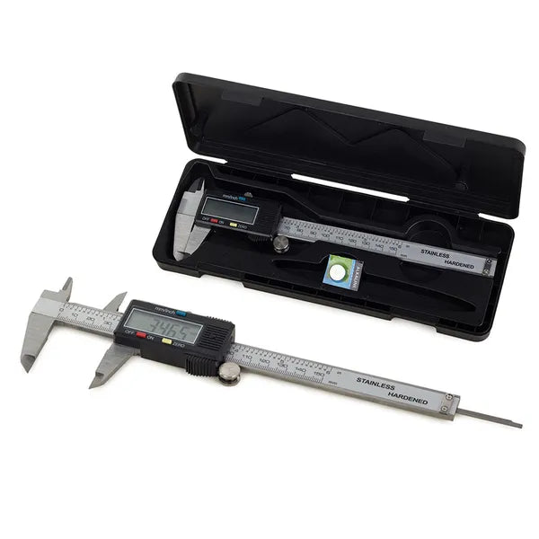 Elektronikus digitális tolómérő 150 mm LCD, rozsdamentes acél