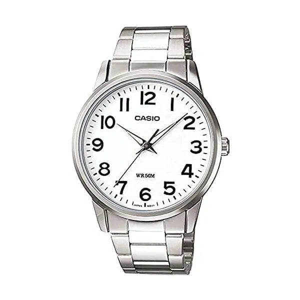 Casio MTP-1303D-7B férfi karóra, rozsdamentes acél szíj, 40 mm, WR50