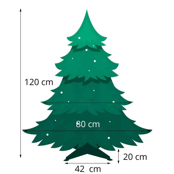 Műfenyő gyémánt fenyő, 120 cm, jeges csúcsokkal és tobozokkal