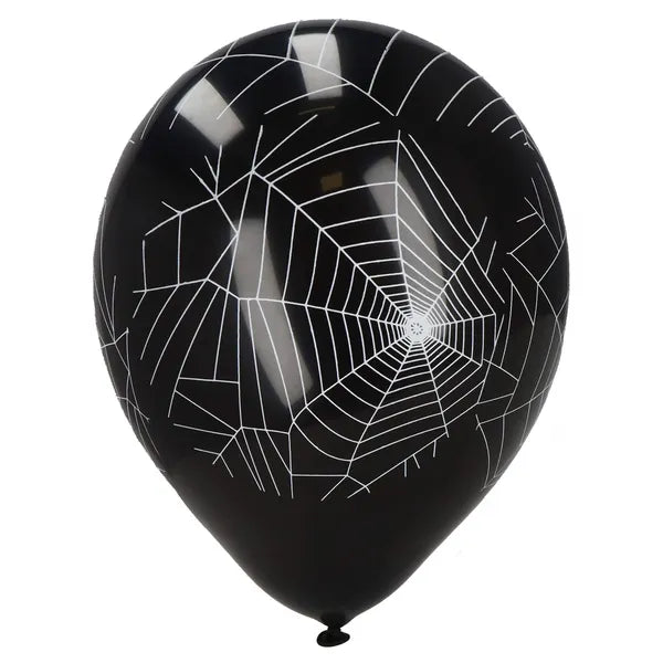 Halloween dekorációs készlet, 38 részes latex lufikkal és függönnyel