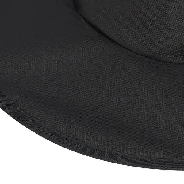 Fekete poliészter boszorkánysapka Halloween dekoráció, 39 cm átmérő