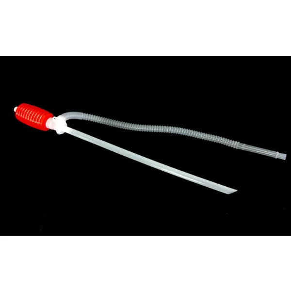 Kézi szifonpumpa folyadékokhoz, visszacsapó szeleppel, 59 cm tömlő