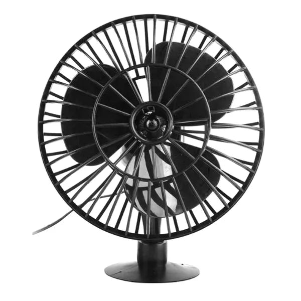 Autós ventilátor 12V, 14 cm – szivargyújtós, tapadókorongos