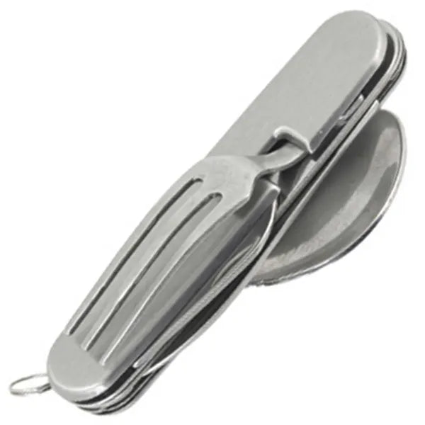 4 az 1-ben rozsdamentes evőeszköz multitool, ezüst, 15 cm