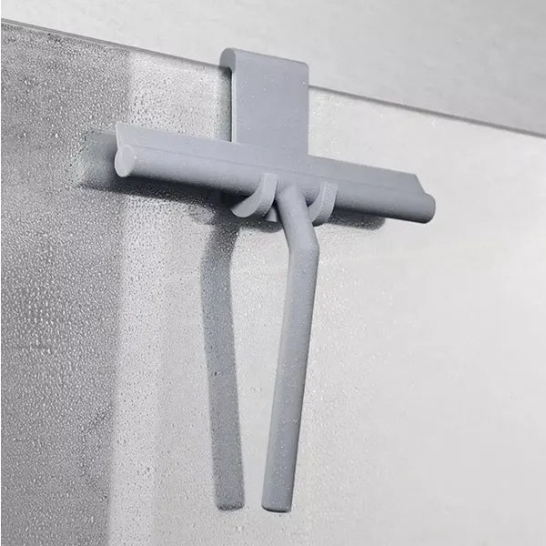 Szürke zuhanykabin lehúzó szilikon éllel, 21 cm