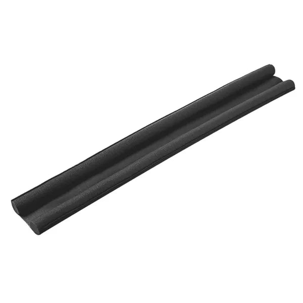 Ajtó alatti huzatgátló tömítés, fekete, 92 cm, max 4,7 cm ajtóhoz