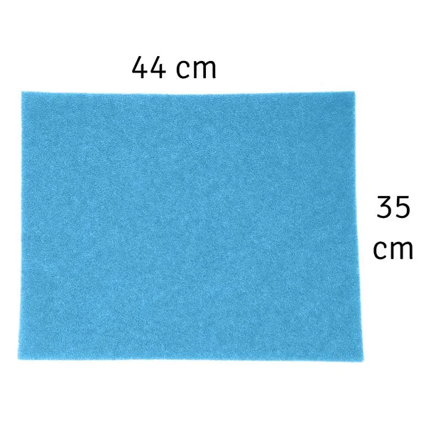Antibakteriális hűtő fiókbetét, 3 db, 44×35 cm, vágható, kék