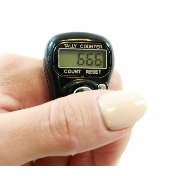 AG75B elektronikus ujjra rögzíthető számláló LCD-vel 0–99999, AG3, mix színek
