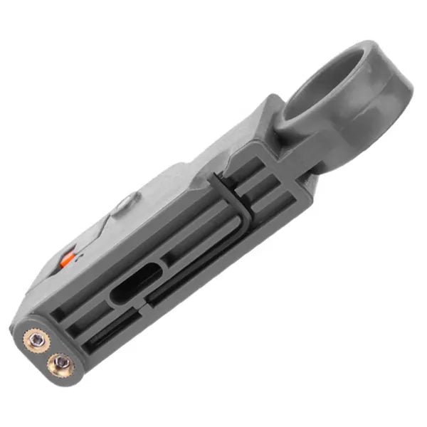 Koaxiális kábelcsupaszoló, 4–12 mm, RG-58/59/6, kompakt, szürke