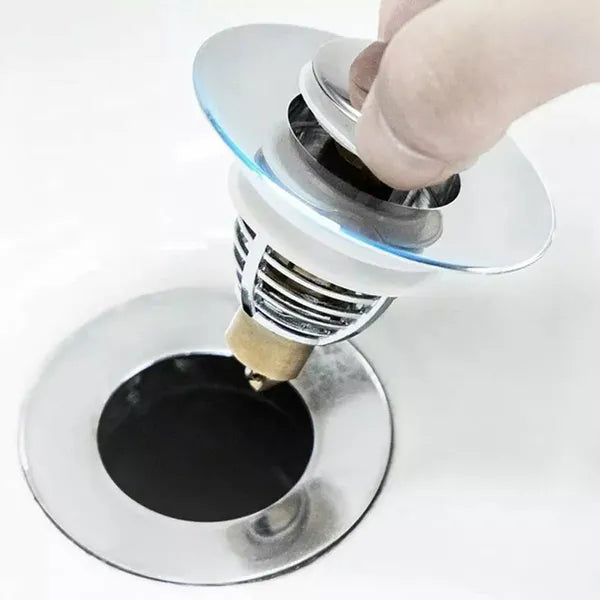 Univerzális 62 mm klik-klak mosdó- és mosogató dugó, rozsdamentes