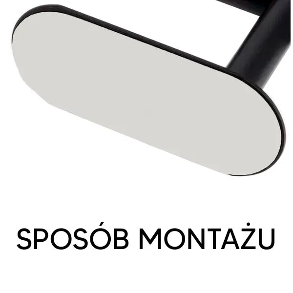 Öntapadós rozsdamentes acél WC-papír tartó, fehér, 16 cm