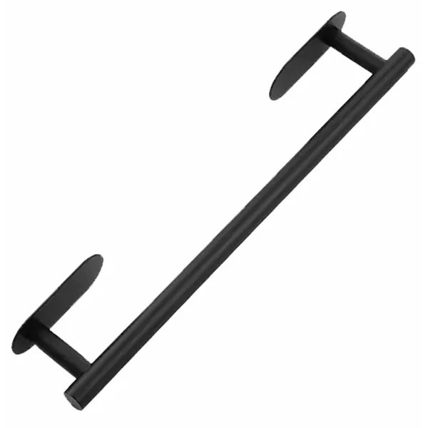 Rozsdamentes acél törölközőtartó, 40 cm, fekete