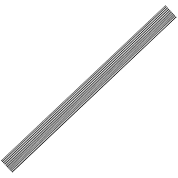 Ajtó alatti huzatgátló szigetelő, szürke, 96 cm, rugalmas PVC, max 4,7 cm