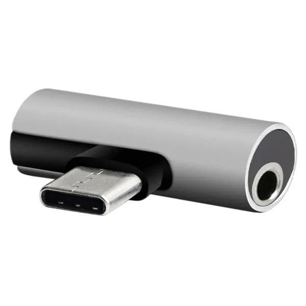 USB-C-3,5 mm audio jack és töltő adapter