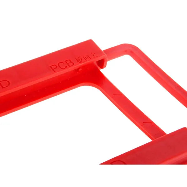 2,5''–3,5'' HDD/SSD adapter sín, piros műanyag