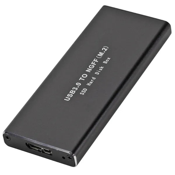 AK96 M.2 SATA SSD – USB 3.0 adapter, 6 Gb/s, LED, fekete