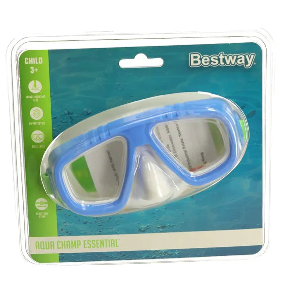 Gyerek búvármaszk úszószemüveg Bestway 22011, kék, 3+ év