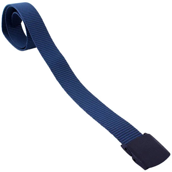 Taktikai poliészter nadrágszíj 110 cm, állítható, kék