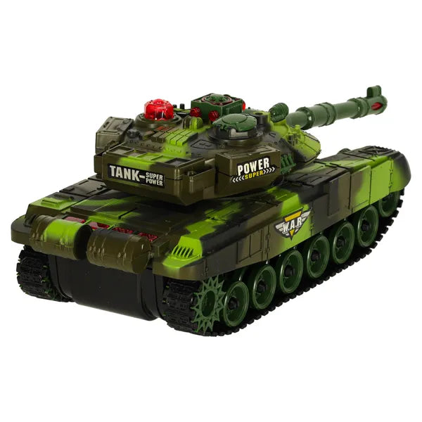 RC távirányítós T90 harckocsi szett, 2 db, 2,4 GHz, 34 cm