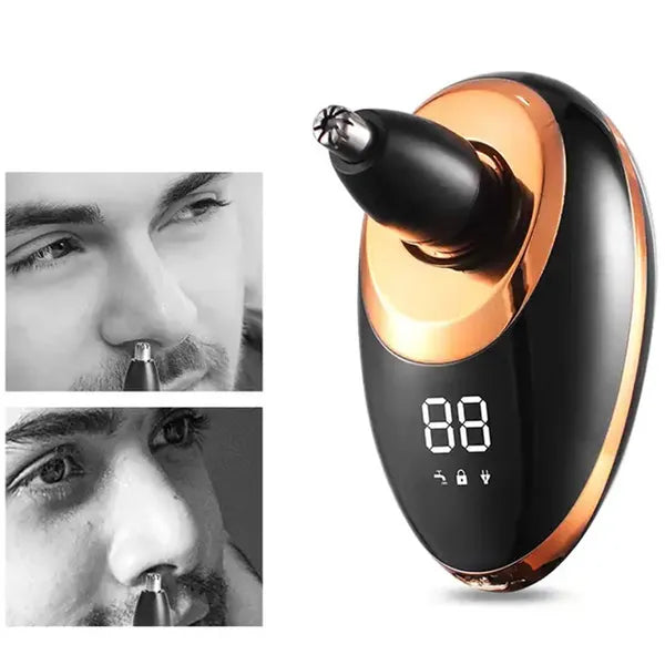 5 az 1-ben elektromos fejborotva haj- és szakállvágóval, LCD, 90 perc, USB